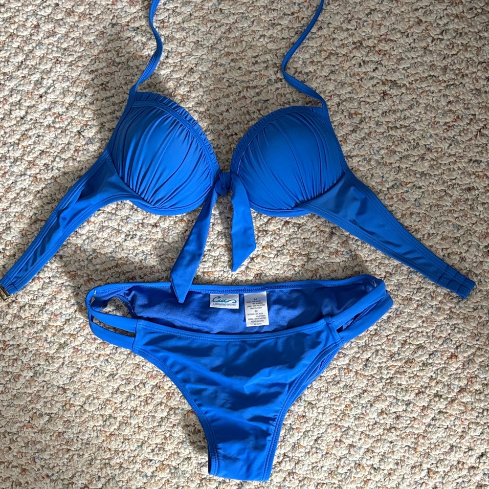 California Waves Blue Bikini Set